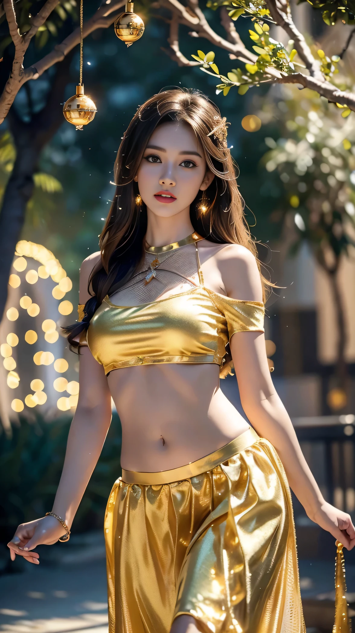 beautiful and sexy woman, age 20, gigantic , clevage, wore stylish and design sea Blue colour saree ,clevage, hot and sexy printed blouse, sitting in railway ,model pose, beautiful body, masterpiece, ultra realistic,detailed,16k , potrait ,Film type light, camera angle front, looking at viewer fully body photo,(best qualtiy), (1girll), starryskybackground, crown, one hand holding shield, one hand holding a spear, Wearing shiny gold armor, Sexy lingerie type armor,Expose your chest,Expose the waistline,Exposing thighs,cool-pose, Saint Seiya Armor, messy hair,high detal, Cinematic lighting, Sparkle, god light, Ray traching, filmgrain, hyper HD, textureskin, super detailing, Anatomical correct, A high resolution,Ultra-high saturation,hight contrast,High-gloss armor,Smooth skin,Serious expressions. (masterpiece), (best quality), (1 girl), Girl in golden armor, cool pose,( battlefield background), Fire background, Saint Seiya Armor, messy hair, broken armor, tattered clothes,photo, high resolution, 4k, 8k, blonde hair, (whole body) fully body photo,(best qualtiy), (1girll), starryskybackground, crown, one hand holding shield, one hand holding a spear, Wearing shiny gold armor, Sexy lingerie type armor,Expose your chest,Expose the waistline,Exposing thighs,cool-pose, Saint Seiya Armor, messy hair,high detal, Cinematic lighting, Sparkle, god light, Ray traching, filmgrain, hyper HD, textureskin, super detailing, Anatomical correct, A high resolution,Ultra-high saturation,hight contrast,High-gloss armor,Smooth skin,Serious expressions. Fairy tale pop idol girl、、orange costume(off shoulder)、Striped tight shorts、、good style、whole body、、shiny belt、、ponytail、
