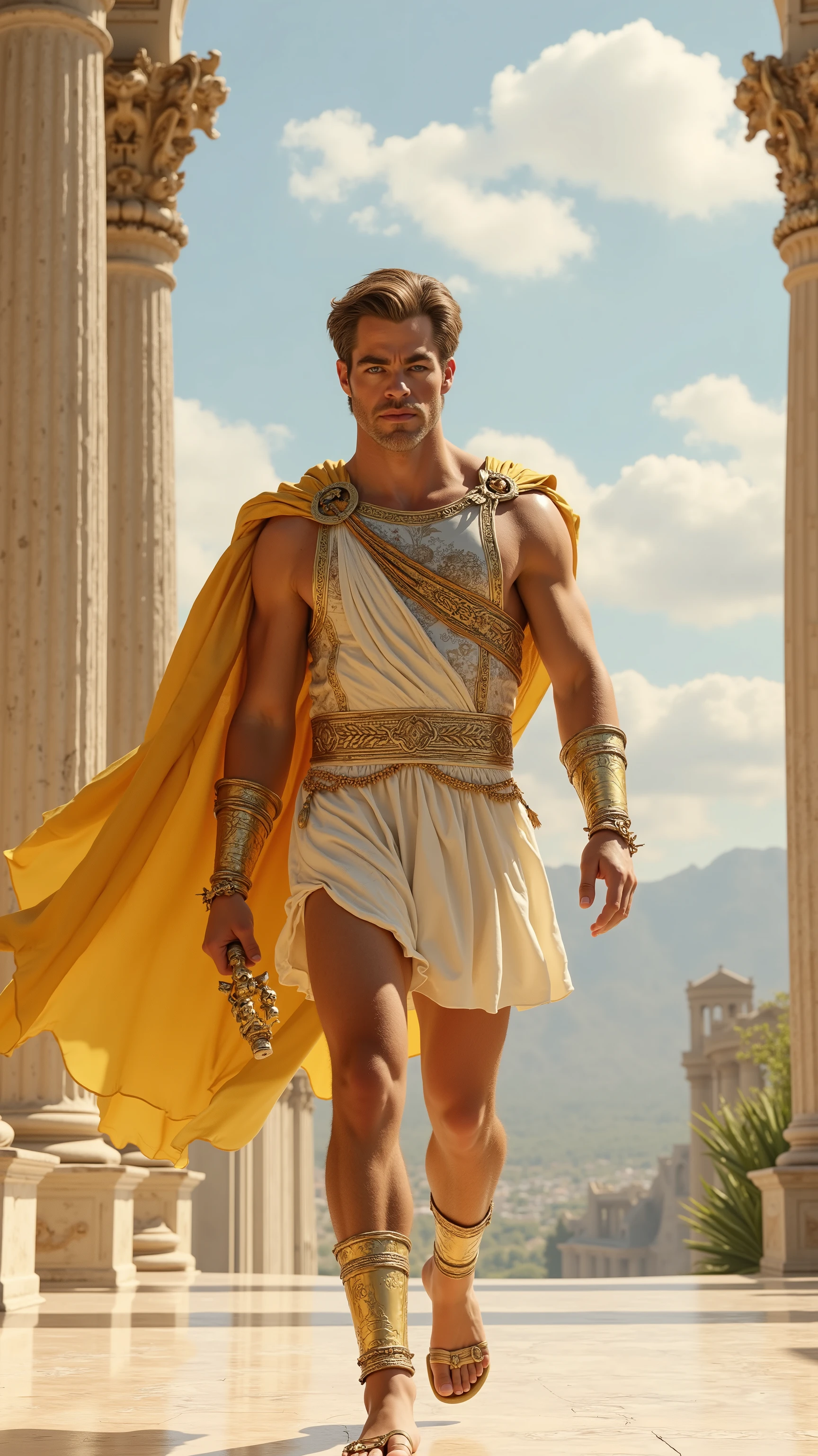 A 2 beauty teenager guy, young guy, full body, long distance shot, he wore sexy briefs, very sexy briefs detail, (bulge), transparent fine linen briefs, dawnlight, (teenager), young, temple in Greece, greek god, gold chains and cords, swallows flying with flowers in their beaks, shining mist on the ground touched by the light of dawn, (curly hair), light skin, cool, glowing skin, with a young and cute face, white stone floor, small puddles of water, (feet on the ground visible), wonderful, in a dynamic pose, looking forward, with hands on hips, or in a different pose, holding, 1, with unparalleled attention to detail., This photorealistic portrait combines the style of National Geographic., Capture every detail of his textured skin in 8k resolution. Leica digital SLR camera. His features were clearly visible., From the deep-set eyes to the chiselled jawline., Make this image a true masterpiece..Lift. (8K UHD、RAW Photography、Photorealistic Portrait Leica Digital SLR、Lifelike images), (bulgej8), HD, 8k, detail body, (detail face), (young face), full body, ((long shot)), Realism, realistic detail, clean long leg, (tall guy), (Best quality), realistic、a handsome white skin guy in sheet, white thong, Flawless anatomy、shirtless., ideal male body、male model, majicMIX alpha wheat orange boy band, HD, (8k), Ghost costume - Halloween, clean legs , extremely long, work of art, top quality, (handsome man), perfect body, male model beauty, ((sheer white underwear)), (male focus), (fit body), full body shot, full body shot, (hairless body), tall and slim, skin detailed, Real people, Reality, realistic optics, crazy details, Face details, Maximum magnification, Exaggerated SurReality, quite, Light and intricate details, High detail, digital painting, art station, concept art, 8k focus , pointy, unreal engine 5, 8k, art by Ross Tran and Greg Rutkowski and Alphonse Mucha, ultra HD, 8k, male only screen .8k Ultra HD, dslr, low light, high quality, Fujifilm XT3, model of 2 people,