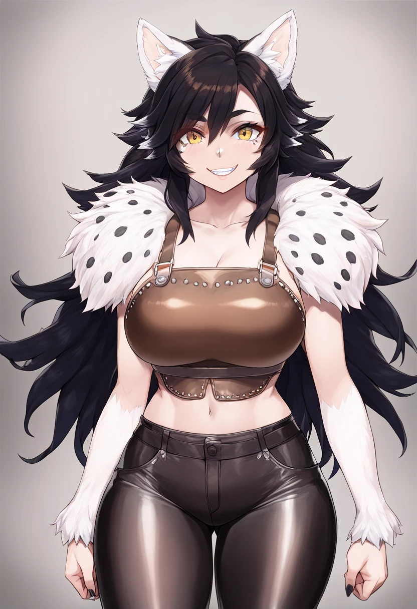 Female muscular furry