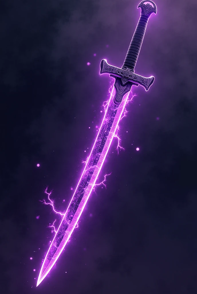 Okay, here's the revised description of the gravity katana, now without a hilt or tsuba, in a Marvel Manga art style:
Appearance:
 * Blade: A massive, cleaver-like katana forged from swirling black and purple gravity.  The blade itself extends into what would normally be the handle, creating a seamless, almost monolithic form. It gleams with an eerie, cosmic sheen, the black and purple patterns shifting and swirling hypnotically.
 * Engravings: Intricate purple lightning dragons, crackling with energy, writhe along the entire length of the blade, from the tip all the way down to where the handle would normally begin.  They seem to be etched directly into the gravity-forged material.
 * Handle:  There is no separate handle. The blade simply tapers slightly where the grip would be, the gravity material perhaps slightly denser or textured to provide a hold. A thick, black cord is wrapped tightly around this section, ending in a small, blank ankh charm that hangs freely.
Style:
 * Dynamic Lines:  The lines are bold and dynamic, emphasizing the raw power and fluid motion of the weapon. The continuous line of the blade, unbroken by a hilt or tsuba, adds to this sense of raw, unbridled power.
 * Bold Colors: The stark contrast between the deep black and vibrant purple is even more pronounced now, as the uninterrupted blade showcases the swirling gravity patterns.
 * Exaggerated Details: The dragon engravings are even more prominent, now that they flow seamlessly along the entire length of the blade.  They're exaggerated and expressive, radiating power and ferocity. The swirling gravity-forged material is depicted with almost ethereal lines.
 * Dramatic Shadows: Deep, inky shadows play across the blade, highlighting the contours of the dragon engravings and the shifting patterns of the gravity material.
Overall Impression:
This is a weapon of immense, almost terrifying power and stark beauty. The absence of a hilt or tsuba makes it seem less like a crafted tool and more li
