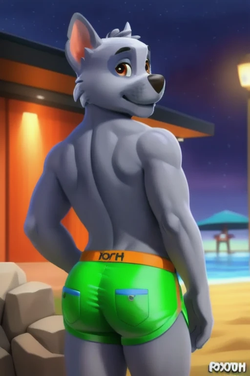 ((kaltag (balto))) kaltag, uncomfortable, realistic, anthropomorphic body, muscular body, abs, six pack, furry tail shown, (soft shading), 4k, hi res, 8k, highly detailed, ultra quality, 5fingers, detailed eyes, 8k eyes, eyes focus, black eyes, white pupil, golden yelow fur, brown patch over left eye, anthro hands, claws, baring teeth, pain, ((bedroom eyes)), handsome, sweating, body submerged in water, realistic, night, thermal baths background, seduce, detailed_background, full view, view, ((butt)), ass, ((fully body shown)), (by personalami:0.5), by unpopularwolf