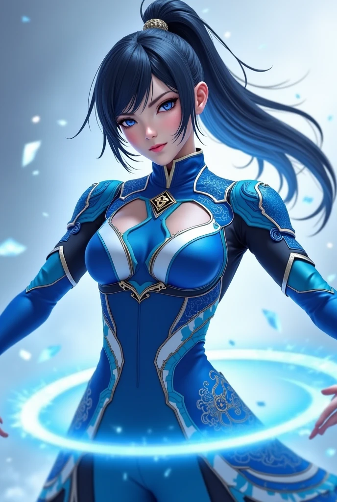 a close up of a woman with blue hair and glasses, genshin, girl with teal hair, fantasy artwork, beautiful fantasy, fantasy illustration, style 4 k, detailed digital art, keqing from genshin impact, wallpaper blue water, art wallpaper 4 k, art wallpaper 4k, detailed character art