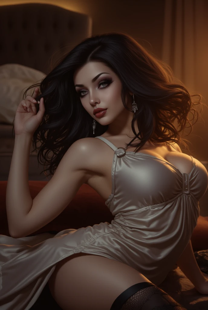,(captivating),(uninhibited desire),(captivating curves),(erogenous zones),erotic art direction,(pleasure-seeking),(playful),sculpted physique,(sultry atmosphere),(voluptuousness),(teasing gestures),(provocatively posed),(enticing aroma,  Chitrangada Singh) (((just woke up from sleep, bed, bedsheet, ))((morning vibe, slight yawn))