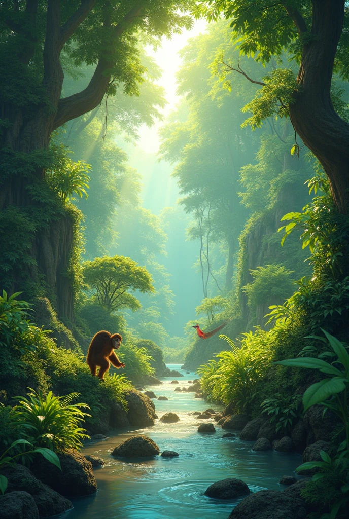 Draw a jungle