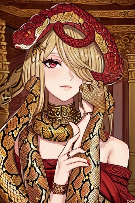 ((ultra quality)), ((masterpiece)), Tomie, black skin, straight blonde hair that goes down to the middle of the legs, brown eyes, gyaru style clothes, jaguar fur coat, heavy makeup, long painted and decorated nails, full of rings, full of bracelets, full of earrings ((Clear Focus))