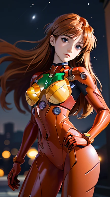 <lora:shoe:0.9> brown eyes, brown hair, long hair, <lora:asuka_langley_soryu_bodysuit:0.9> asuka_langley_soryu_bodysuit, see-through,, absurdres, ultra detailed, masterpiece, best quality, aesthetic, detailed,