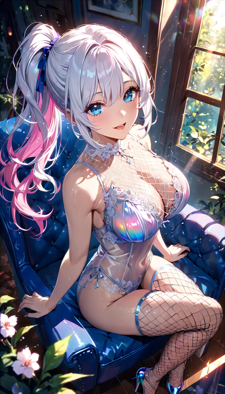 ((Finest quality)),(超A high resolution),(Ultra-detailed細),(Meticulous portrayal),((the most picturesque works of art),Ultra-Precision Art,The art of astounding depiction,Fantasyart:1.5, ((Beautiful flowers々:1.5)),((Creeper:1.5)), (Body eroded by flowers:1.3),Glamorous body:1.3,fancy background effects、​masterpiece、Fancy details、(NSFW 1.1), ((1girl in)), ((masutepiece)), ((Highly detailed:1.3)), In crystal clear water,beautiful woman entering the lake, ((long purple rondo hair)), Wet hair, Wearing a light transparent dress, clothed bathing, steam, (Rose petals floating in water:1.3), Early morning light, Ivory Gold AI, windows, Crepscular lighting, 、Lace sheer underwear、very very gigantic boobs、Pink nipples、pink areolae，透けて見えるPink nipples、透明なpink areolae、lace and string shorts.、princess carry,Sexy lingerie with lace and strings,See-through sexy lingerie,Transparent lingerie、translucent  dress、pearlsescent、pearls、Sexy Harness、Sexy garter belt、Sexy Stockings、Well equipped,intimate, rose garden、Multicolored roses、lake with floating roses、Lying down、Open legs、Spread your legs、Open thighs、Immersion in water、Wet body、splash water、gorgeous flower decoration、big flowers、stylish hair、Moon, lantern, Night, Solo, playing in the water, Water, hair flower, flower, Outdoors, skyporn, full Moon, Rain, lantern, wet clothes, skyporn, wet hair (((masutepiece),(the Extremely Detailed CG Unity 8K Wallpapers),Best Quality,Cinematic lighting,Detailed background,Beautiful detailed eyes,Bright pupils, (extremely delicate and beautiful),(Beautiful and detailed eyes description)， Ultra-detailed,masutepiece,)),