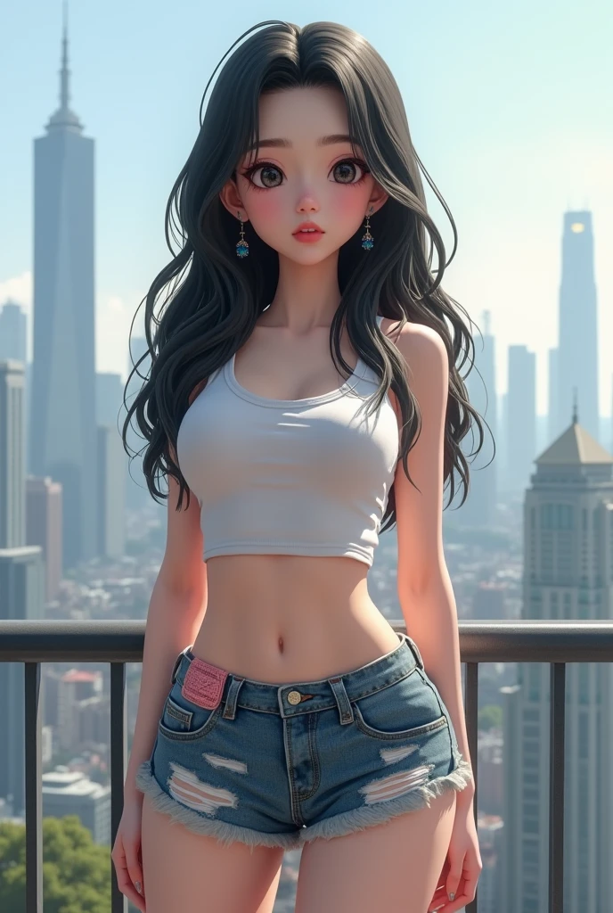((Currently, a cute and beautiful woman is changing her underwear)), ((22-year-old beauty)), ((embarrassed smile)), ((luscious long hair)), ((miniskirt)), (( Gradient Eyes)), ((Background is a city night view)), Attractive Makeup, Scenery, NFSW, UHD, Retina, Masterpiece, Accurate, Anatomical, Scientifically Correct, Textured Skin, Super Detail, High Detailed, High Quality, Award Winning, Top Quality, High Definition, 1080P, HD, 4K, 8k, 16k