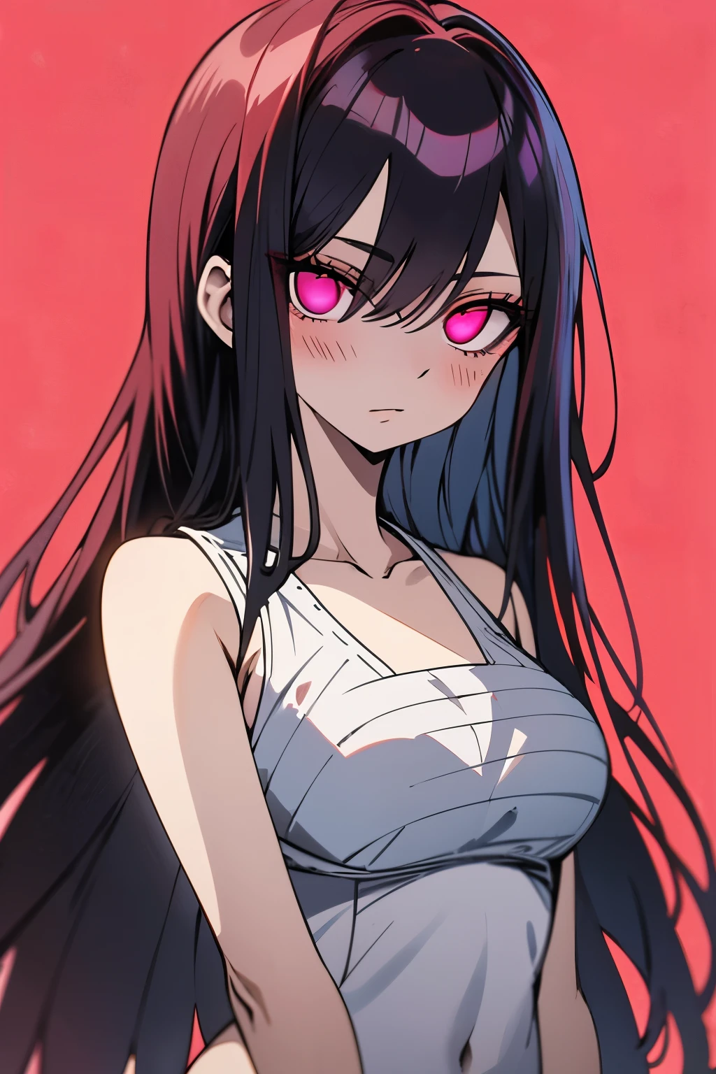 absurdres, highres, ultra detailed, Erza scarlet ,blush , solo , one-piece swimsuit , medium chest   , looking at viewer  . 