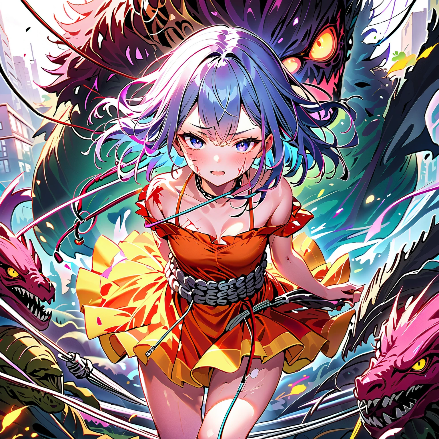 Having tentacle sex, (Many alien tentacles:1.2), Torn, See-through dress, Too many, Constraints, (Multiple Inserts:1.2), Short Hair, Big Breasts, (Hanging by tentacles:1.6), enjoy, aggression, Inside the cave, Pretty eyes, Great images, Senile, It has a certain charm, Depth of written boundary, Detailed Texture, Tentacles grabbing the chest, Splash a thick all over your body, The embarrassing parts are in full view. ((Tentacles enter the skirt)), (Embarrassed expression)