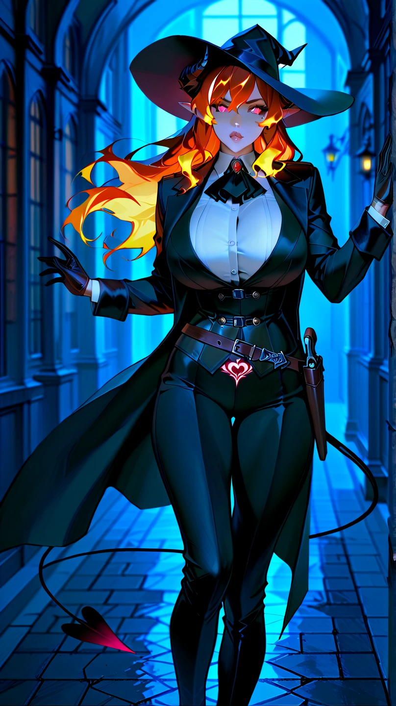 （（super high quality,））（（Ultra-high resolution,））（16K,）（super masterpiece,）（（Ultra HD ,））（Detailed shading,）Full body photo,A sexy mature woman,（（popped Tight collar Red shirts,Folded sleeves,Black gloves,Glossy black pants, Black long boots,））Black hair straight short,Sharp Eyes,Cleavage,Place one hand on hip,slouch,Provocative smile,Cross Necklace,
