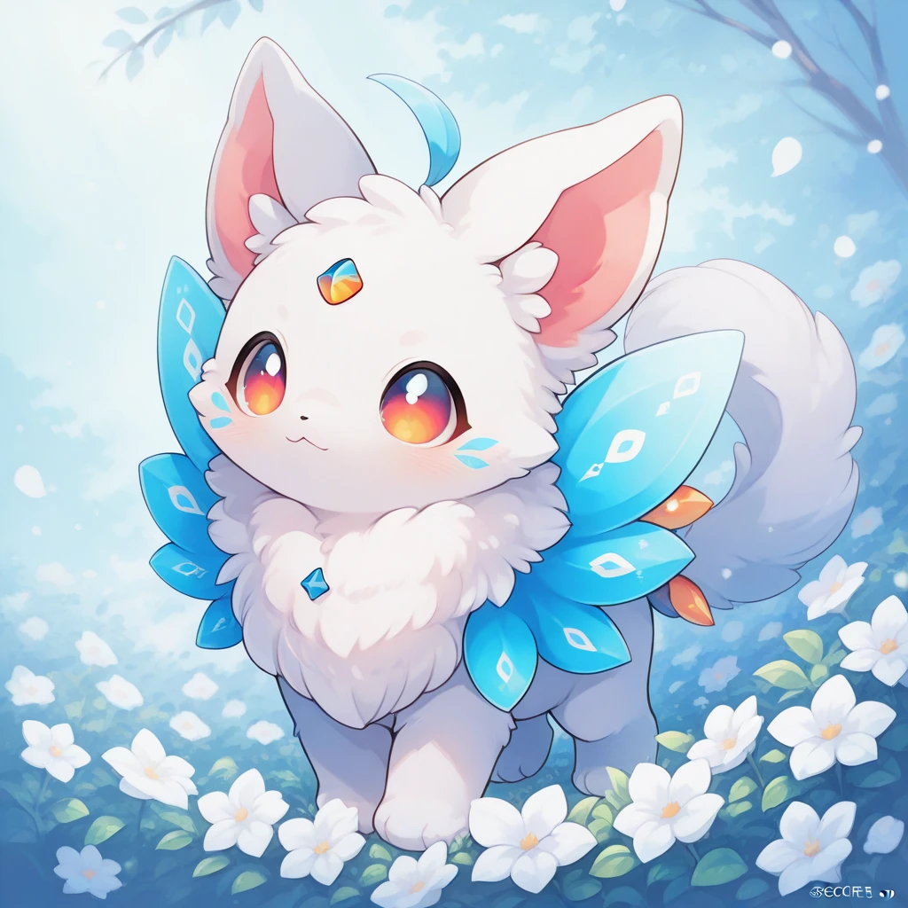 (masterpiece), best quality, solo, creature focus, Knight with blue-white light-vivid-blue and white color palette