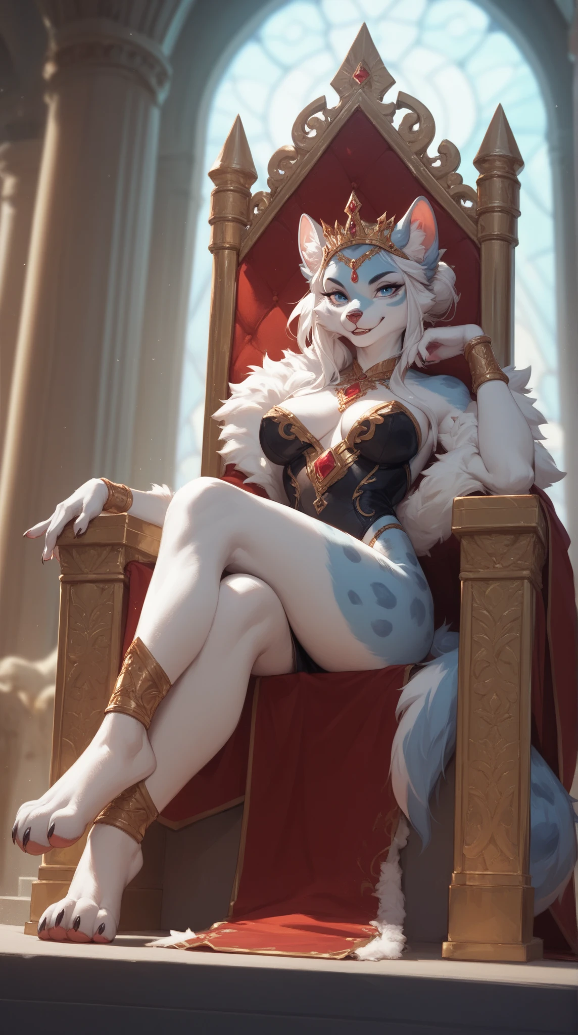 Polar bear girl, uploaded on e621, by Pixelsketcher, by Bayard Wu, by Thomas Benjamin Kennington , by Einshelm, solo anthro, (( Portrait)), BREAK, ((mouth open and bridled)), (detailed Bonifasko lighting), natural goddess, (Detailed fur), (detailed skin), BREAK, (hands on the waist), ((facing viewer with legs spread)), (Cinematic lighting), ((Detailed background)), (half body shadow), [Backlighting], [crepuscular ray], [Detailed ambient light], [gray natural lighting], [ambient light on the belly], (higher wildlife feral detail), [explict content], [sharp-focus], (Questionable content), (shaded), ((Masterpiece), big hips, Average Breasts, pectorals, Fluffy bear, Wavethesallow Face, furry fantasy art, anthro art, commission for high res, Furry art, pov furry art, Sakimichan is beautiful, Masterpiece, Best Quality, Detailed image, Bright colors, Detailed Face, wearing bridle, perfect  lighting, Perfect shadows, Perfect eyes, focus on girl, flawless face, gorgeous body, Hourglass body, shiny body, legs focus, Ears last year, polar bear Girl, Fluffy, fluffy woman, Body fur, Animal nose, muzzle, bridled muzzle, two-toned fur, gaze at the viewer, half closed eyes, 1girl, full - body, (Masterpiece:1.21), (Best Quality:1.2), (illustartion:1.2), (Cinematic lighting:1.3), Detailed fur, Balanced colouring, Global Illumination, Ray Tracing, good lighting, polar bear, Furry, anthro,big butt, Showing breasts, cleavage, attractive body, , looking a viewer, seductive gaze, thick-thighs, fit body, (offering pose, open legs pose, village, exposed belly, red dress, strong body, toned body, low front view, squats, squatting, exercise, low view angle, dripping wet , wet vagina, dripping wet private parts, tongue out, tongue dripping, drooling, eye roll, nsfw expression, looking up moaning, one hand in hair, one hand on in crotch, feeling pleasure, bridled, perfect eyes, crossed eyes, eyes rolled back, good eyes, mouth tied, quality tongue, quality mouth, no panties, hand in crotch