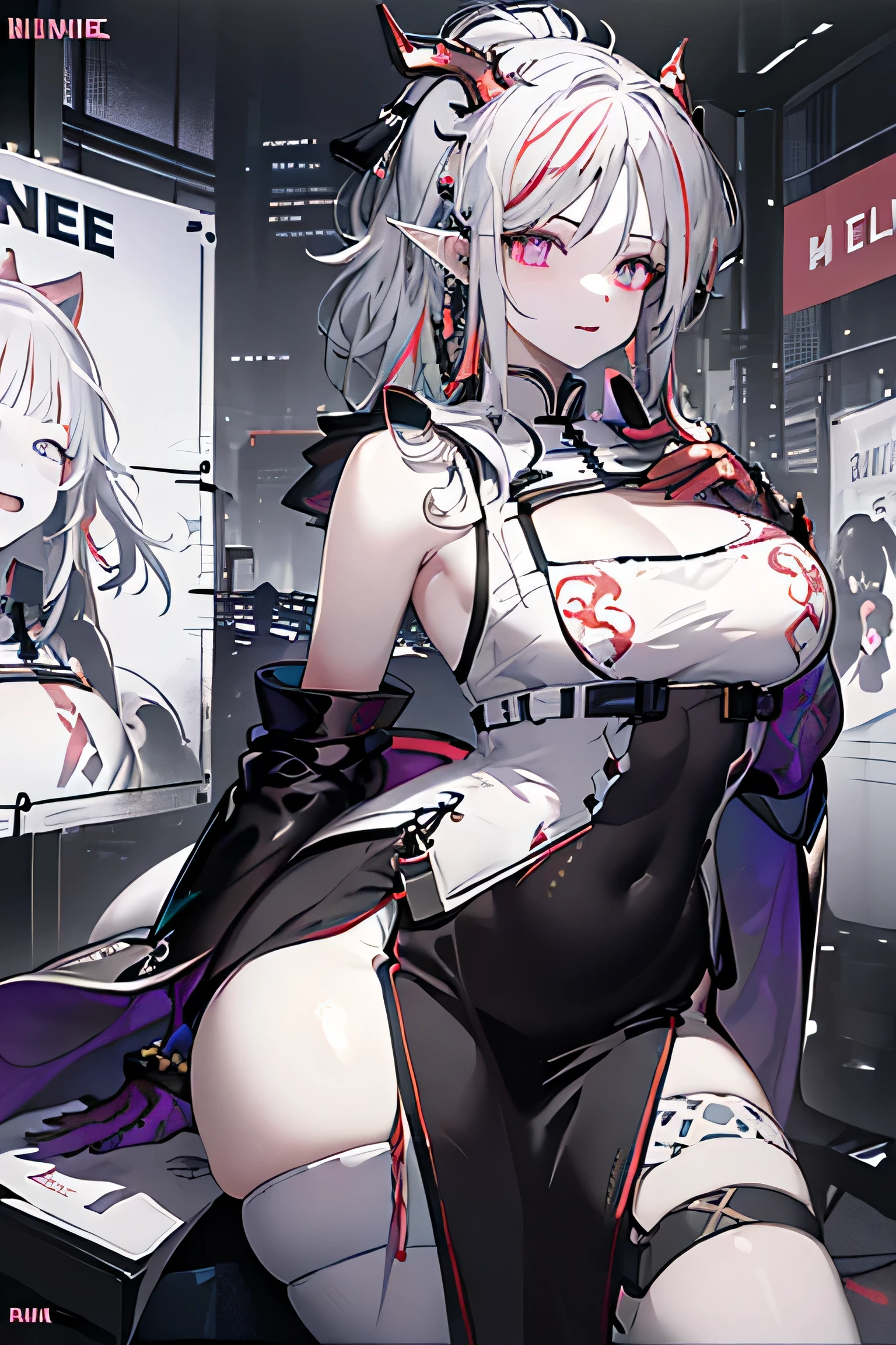 glaring、(Big Breasts)、curvy、(((((1 girl)))))、High-pressure poses、In a dark room、(older sister)、((owncast eyes))、wearing black gloves、Five fingers