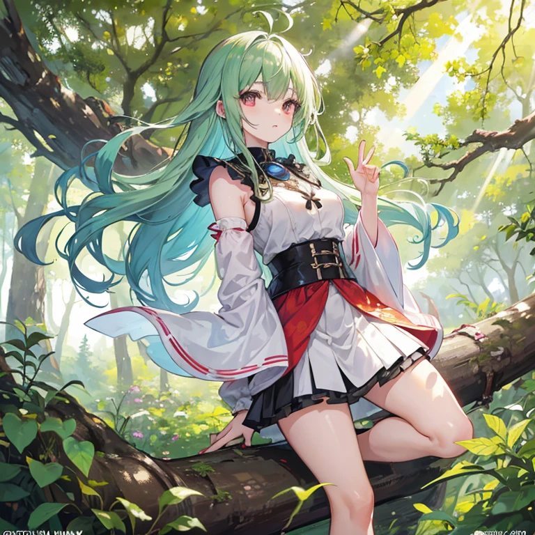 (masterpiece, best quality:1.2), 1girl, solo, cute, kawaii, digital art, magic circle, platinum blonde hair, finely detailed eyes, embarrassed expression, sweat, frilly dress, pink color scheme, high heels, white gloves, heart-shaped necklace, tiara, wielding a wand, dragon, forest, fire breath, wings, scales, sharp claws, spiky tail, trees, moss, moonlight filtering through leaves, fallen leaves, bushes, rocks, river, bridge, night clouds, starry sky, windy, leaves rustling,