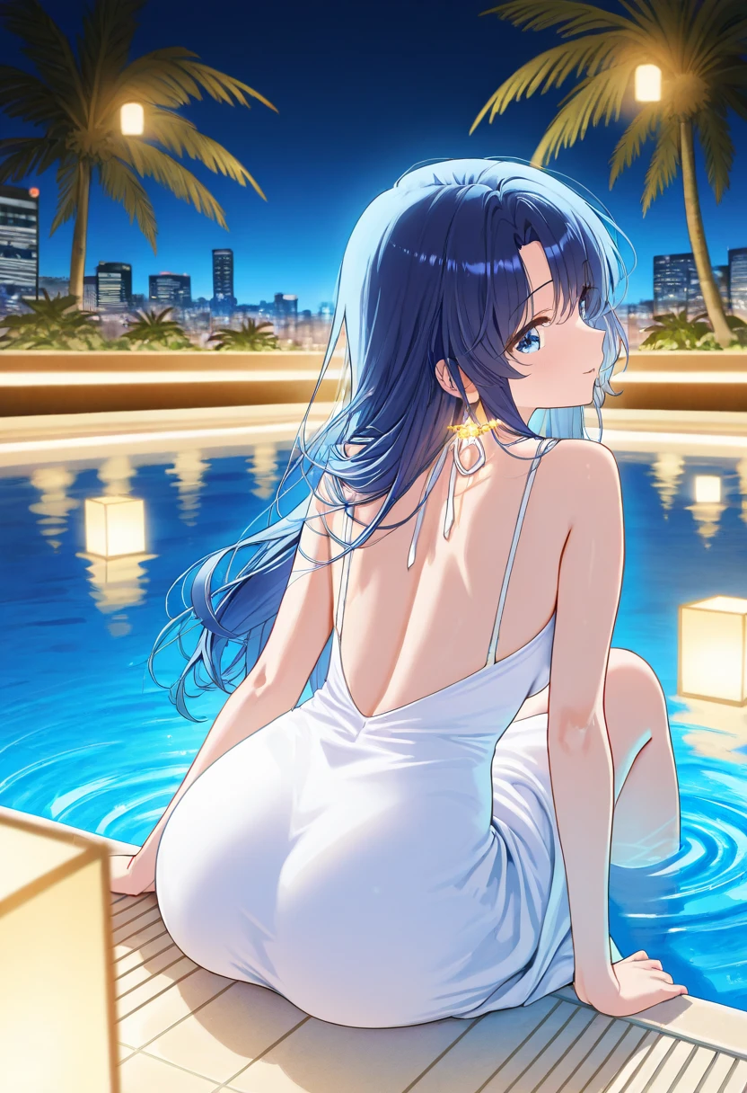 2girls,ass,bangs,black hair,blush,breasts,brown eyes,bucket,collarbone,covering,full moon,green eyes,kotegawa yui,large breasts,long hair,looking at viewer,looking back,milky way,moon,multiple girls,navel,night,night sky,nipples,nude,onsen,open mouth,outdoors,partially submerged,pink hair,shooting star,siblings,sisters,sky,smile,snow,snowing,star \(sky\),starry sky,steam,steam censor,towel,tree,very long hair,water,wet,wooden fence