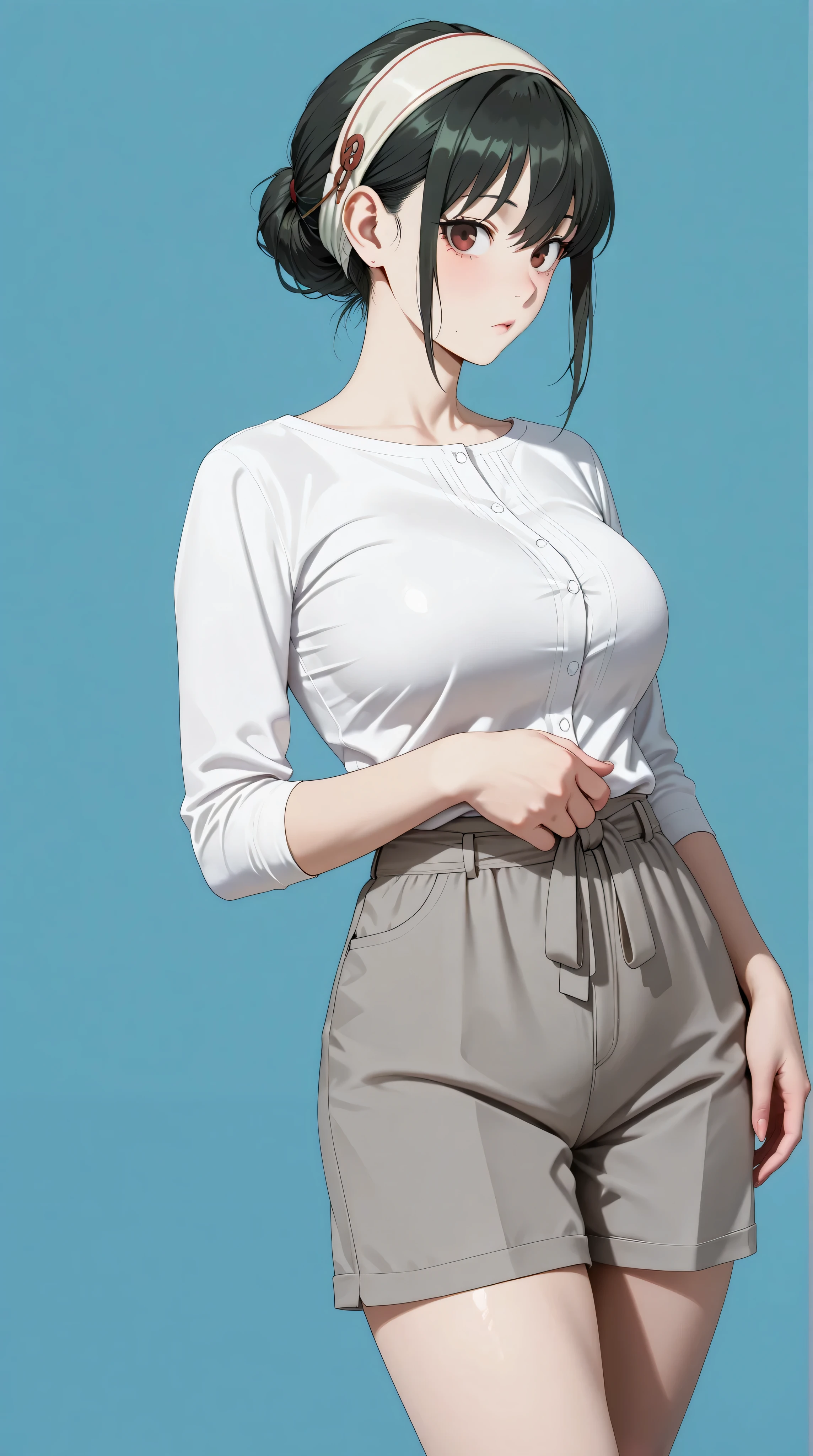short hair woman,Very cool and cute.