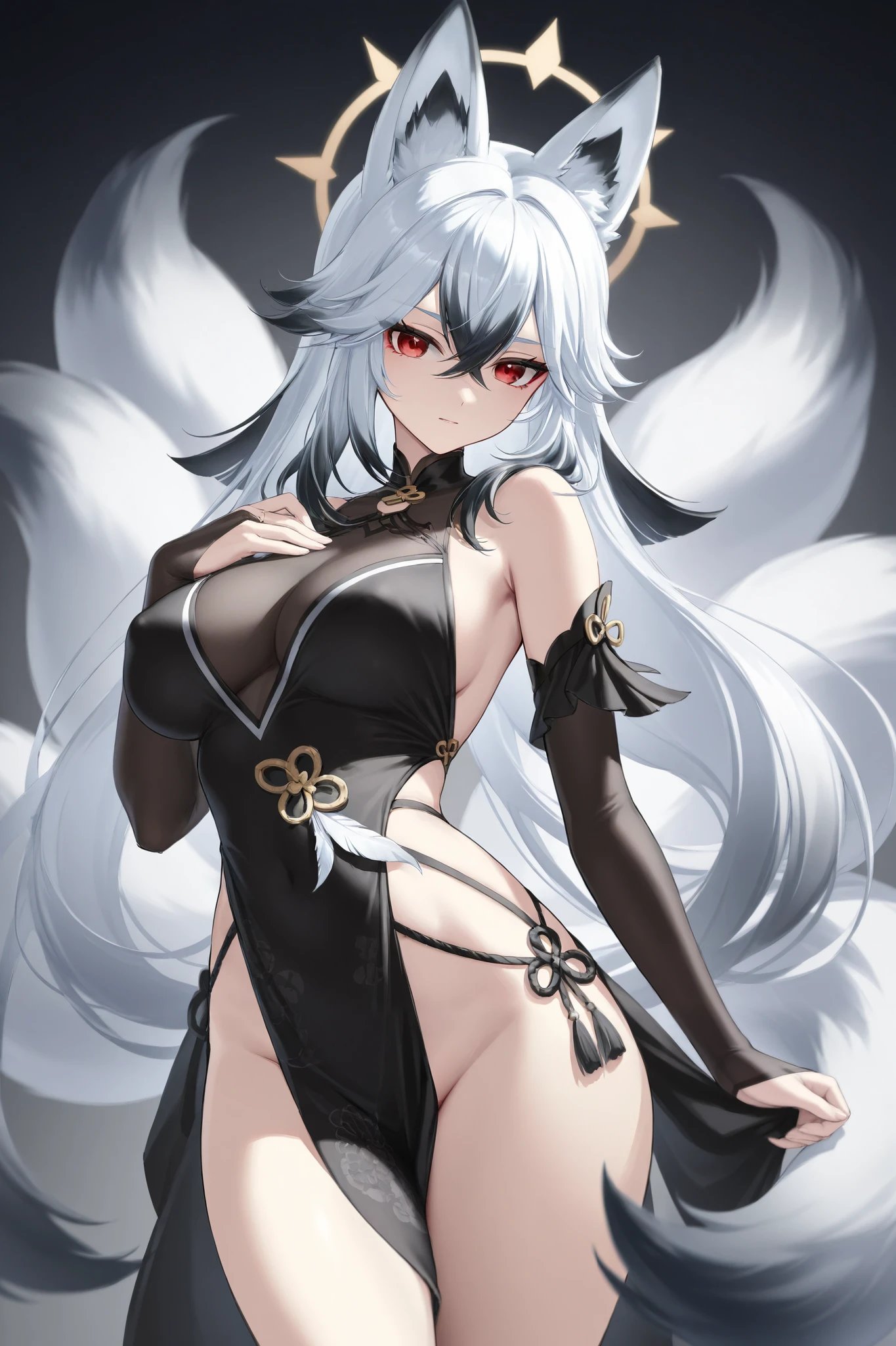 {{{shirokami_Fubuki}}}, fox girl, white hair,Braid, Ahoge, animal ear fluff, aqua eye,  NSFW,corruption, 1 girl,smirking, half-smile, mischievous grin,spread legs,female masturbation,hund masturbation,touch vagina,public tatoo,glowing tattoo,topless,breast grab,straddling,intercourse with a man,vulgarity,saliva,trembling,gal,Nipple piercing,navel piercing,Clipias,Drool,Fishnet tights,Bunny girl,Obscene lines,gasp,nipple piercing,touch pussy,Crab crotch,open leg,1 tail,Tongue out,background pink room,bteman,fingering, schlick, masturbation,dark skin,brown skin