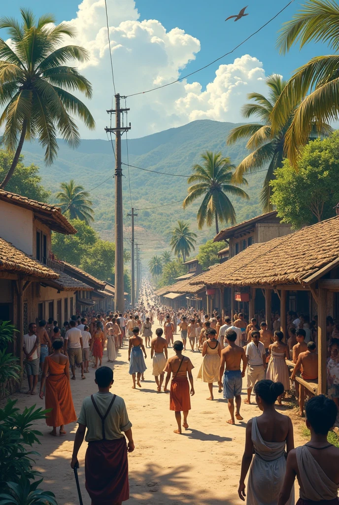 A group of gypsies arrive in a Colombian-style town, They bring artifacts like cauldrons, pails, Innovative lighters and magnets for the time