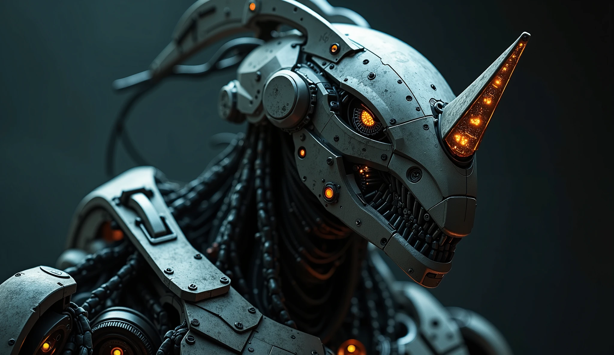 mythical cyberpunk trex, cyberpunk city, full body, masterpiece, perfect face, intricate details, horror theme epoxy_skull <lora:epoxy_skull-sdxl:0.4>