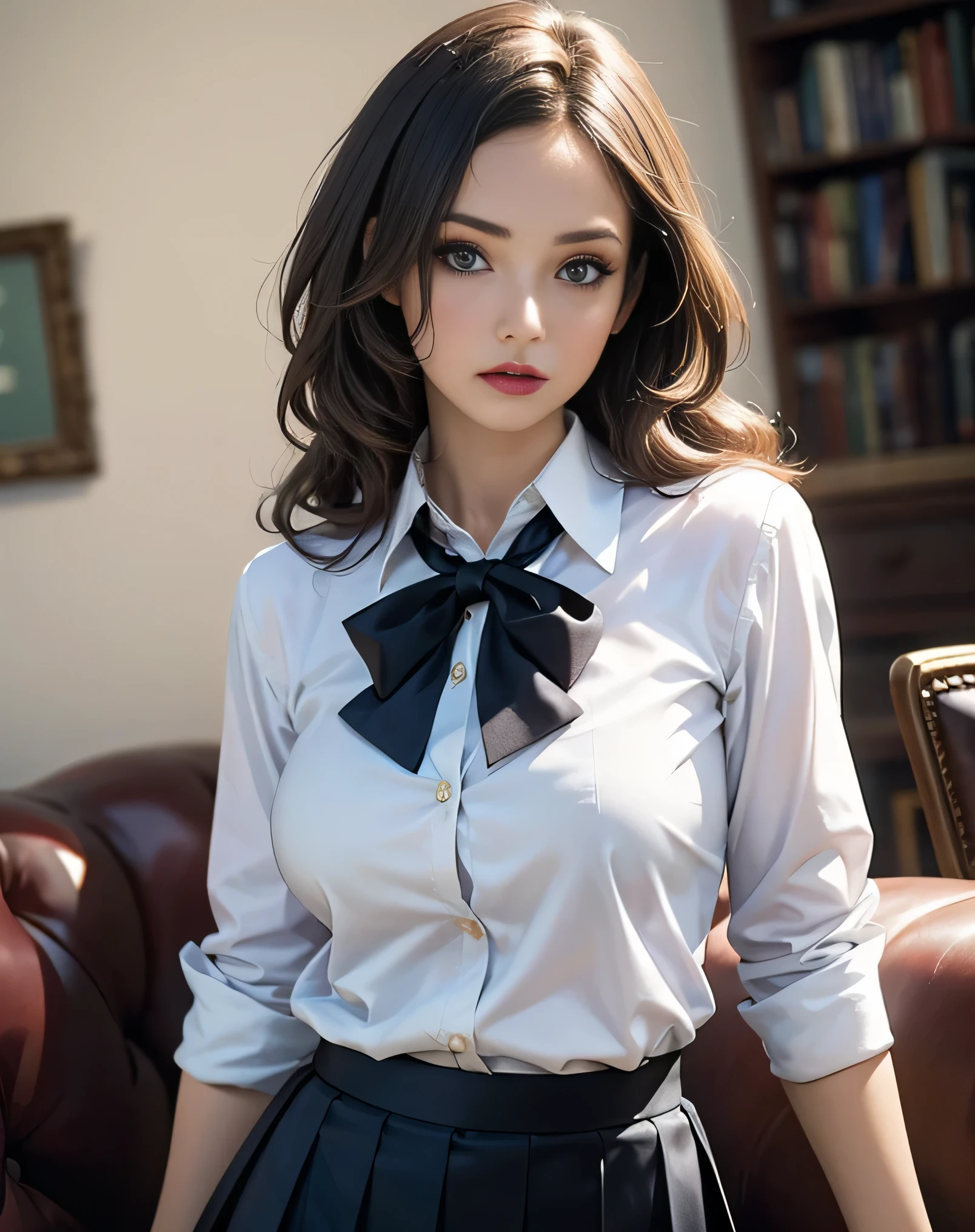 (best quality, 8k, highres, photorealistic:2.0), (solo, one girl:2.0),(photo taken using flash:1.9),(brighten up women:1.8),(ultimate beautiful girl:2.0),(shiny skin),(oily skin),(blonde hair:1.7),(short hairstyle:1.5),(cool beauty:2.0),Blush brown makeup , dark eye makeup , use pink glossy lipstick,(big beady eyes girl:1.5),(droopy-eyes girl:1.5),(blue eyes:1.5),(thin girl:1.5),(baby face girl:1.5),(sex appeal:1.3),(sweet smelling girl),(she works for low wages:1.5),(kind-hearted woman:1.5),(she has a nice smile),(woman with a happy look:1.3),(she is very sociable),(from a very poor family:1.5),(virgin girl),(She is a secret pervert.),(she covertly lewd),(she looks so erotic),(Preserve virginity for devout Christians),chuuChloe,(woman with very soft breasts),(woman fantasizing about sex),(allurement),(impressive eyes:1.5),(clean girl),(affability),(cute smile),(good personality),(puff out chest),(serious personality),(wants sex),(want to masturbate),(want to have sex forcibly),(insists on the chest),(nipples hard erect inside clothes),(relaxing time),(hair ornaments),(sunflower),(Private room),(compassion),(impurity),(love filled),(Changing clothes),(get horny),(school uniform:1.5)