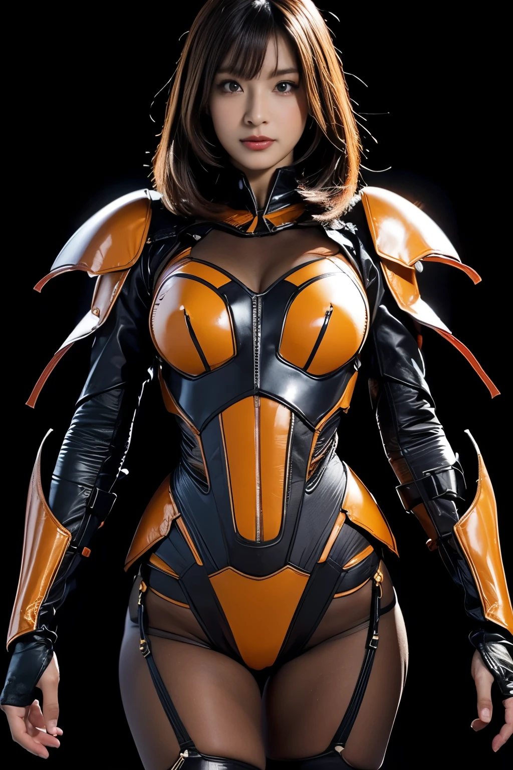(High resolution,masutepiece,Best Quality,extremely details CG, Anime, Official art:1.4), Realistic, Photo, amazing fine details, all intricate, gloss and shiny,awesome many layers, 8K Wallpaper,3D, sketch, kawaii, Illustration,( Solo:1.4), perfect female proportion,villainess, (Fusion of dark brown cockroach and lady:1.4), (Brown cockroach forms ready:1.2), (Brown cockroach woman:1.2), (Fusion:1.2), (Solo:1.4), (Evil smile:1.2), muscular, Abs, (cockroach brown exoskeleton bio insect Suit:1.4), (Brown exoskeleton insect armor from cockroaches:1.2), (Brown transparent cockroach wings:1.4), (Brown cockroach antenna:1.3),