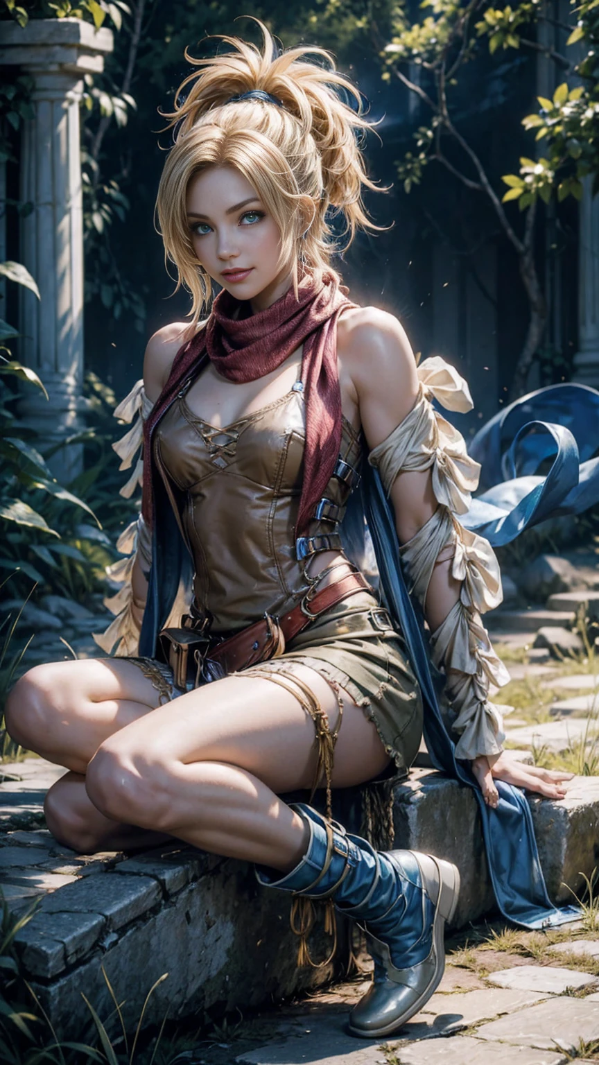 (masterpiece, highest quality:1.3)
backpack ff10, 1 girl, alone, long hair, chest, skirt, blonde hair, hair ornaments, gloves, belly button, green eyes, swimsuit, Braid, bikini, removed sleeve, null, Day, cloud, miniskirt, fingerless gloves, scarf, head band, bird, bikini top only, @_@, yellow bikini, blue head band,super high quality,super high quality,masterpiece,digital single lens reflex,realistic,Detailed details,vivid details,depicted in detail,detailed face,Detailed details,Super detailed,realistic skin texture,based on anatomical basis,perfect anatomy,anatomically correct hand,anatomically correct fingers,Complex 3D rendering,sexy pose,beautiful yellow tulip field,Final Fantasy Worldview,幻想的な朝Day,幻想的な青null,beauty like a painting,smile,enchanting beauty,phantom river,