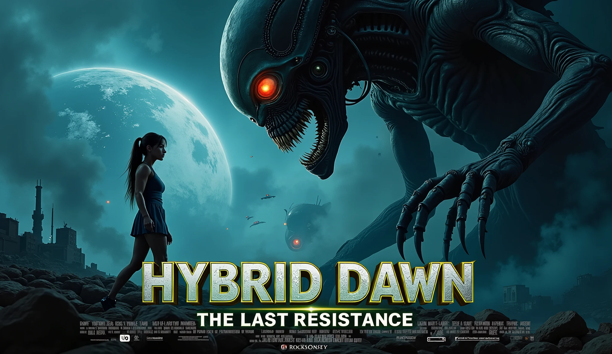 Arafid dawn the last resistance poster - SeaArt AI