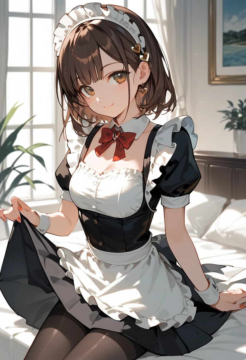 best quality, masterpiece, highres, solo, (misaka_mikoto_bluearchive:1.10), (maid:1.40), (long maid dress:1.15), 29 <lora:misaka_mikoto_bluearchive:0.80>
