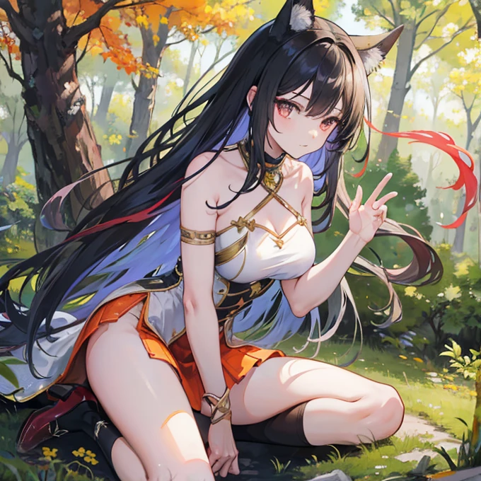 ((Finest quality)),(超A high resolution),(ultra-detailliert),((Best Anime)),sharpnes,Vivid:1.1,The art of astounding depiction, (1 Female Shaman)