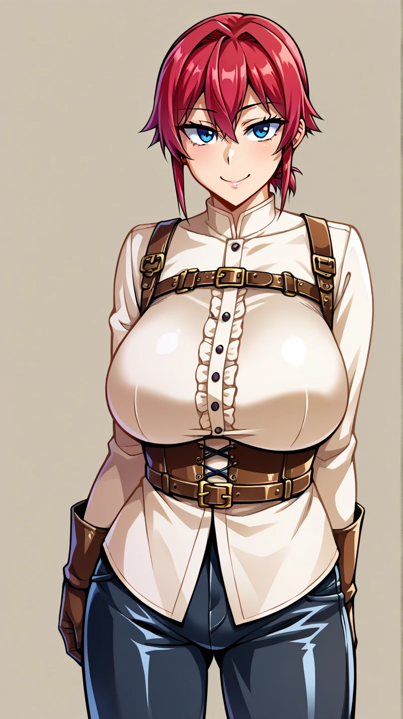 score_9,score_8_up,score_7_up,rating: general,1girl,solo, short hair,breasts,looking at viewer,blush,large breast, black hair, closed mouth,shexyo, shexyo style, boa hancock, medieval, fantasy armor, armor, ((medieval)), medieval town, fishscale, fishscale armor, breastplate, fishscale gauntlets