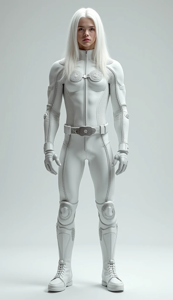 An albino superhero