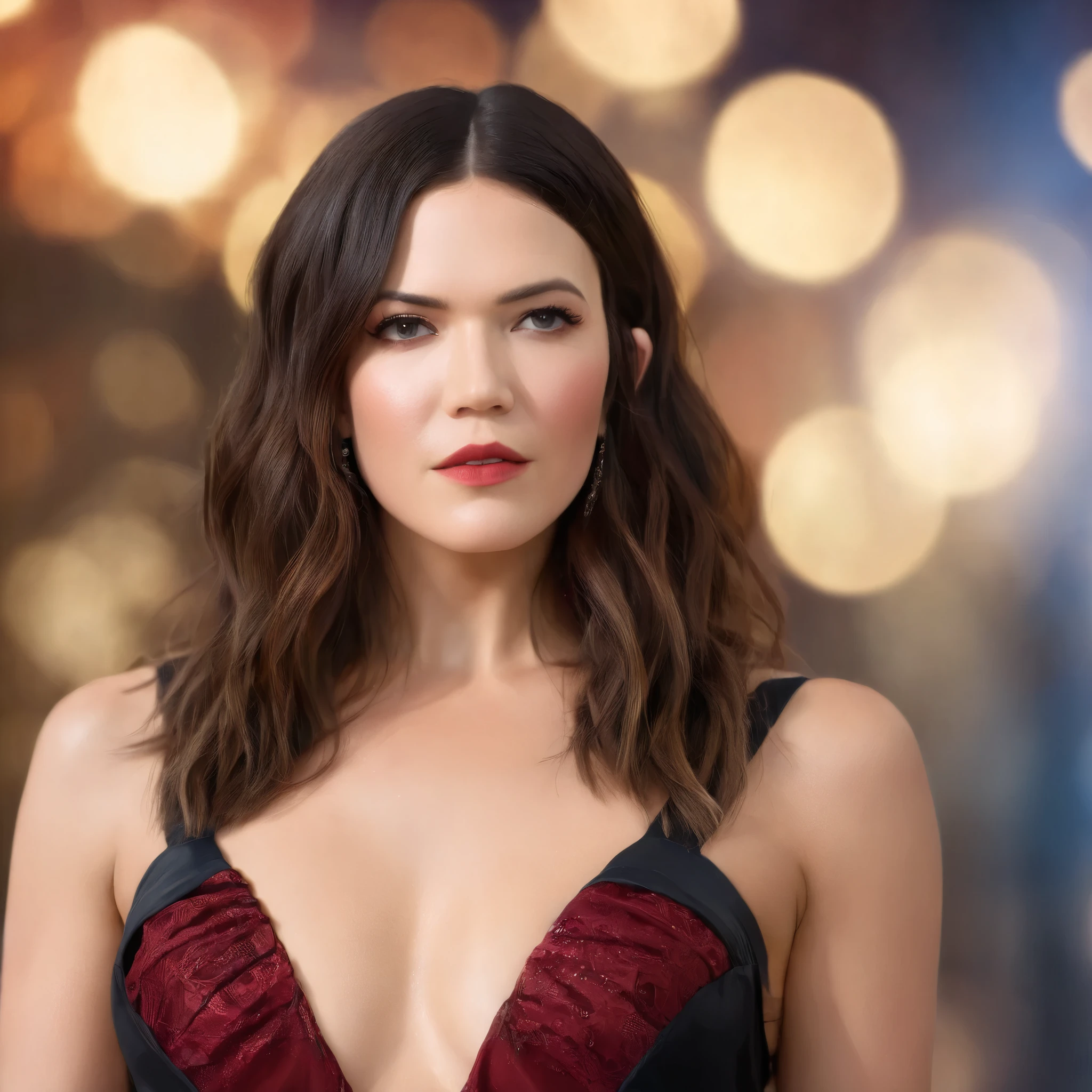 (masterpiece, best quality:1.2), 1girl, solo Mandy Moore as Panam Palmer in lingerie
