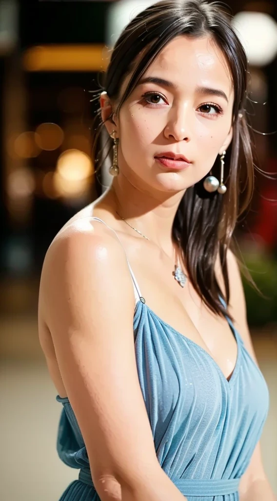 A girl holding a camera, mix4,(8k, RAW photo, best quality, masterpiece:1.2), (realistic, photo-realistic:1.37),1girl,cute,cityscape, night, rain, wet, professional lighting, photon mapping, radiosity, Physically-based rendering, gradient brunette hair, short curly hair, handsome, girly, white ball set, superb picture quality, high resolution, 1080p, (clear face), (detailed face description), (detailed hand description), (masterpiece), (exquisite CG), extreme light and shadow, messy hair, masterpiece, rich detail, (exquisite facial features), (highest image quality), (masterpiece), (detailed eyes), look forward to your eyes, delicate collarbone,Rosa Kato