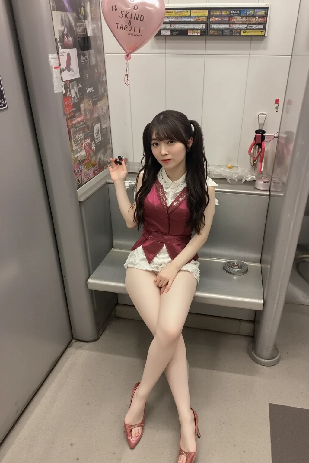 Other miniskirts、Panties in full view、Pink panty、More miniskirts、Small pants