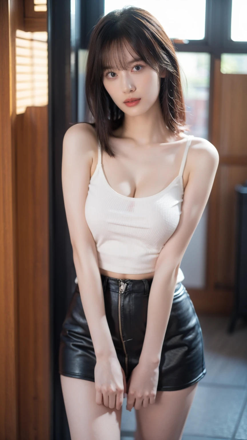 (detailed skin:1.2),(shiny skin:1.1),8k,best quality, masterpiece, ultra high res, moody lighting,(photorealistic:1.4), RAW photo,(soft saturation:1.3),(fair skin:1.2),2women,Japanese,gyaru,makeup,(lipstick:1.1),(eyeliner:1.2),mascara,eyeshadow, glamor,Slender body,blonde hair and brown hair, chignon, BREAK wearing detailed tiered dress, silk dress,one-shoulder dress, BREAK exclusive night club, sitting leather sofa, champagne bottle,wine glass,(smile),(braless),