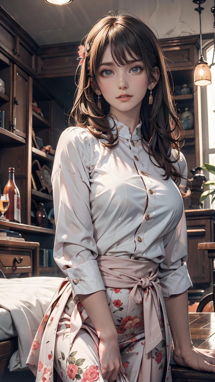 (SFW:2.0),(Look hereオーガズムの表情:1.4),(Dark Skin:1.5),(Sexy 21 year old teacher:1.15),Red false eyelashes、Beautiful breasts、(Look here:1.5),(Blonde Undercut Hairstyle),(Naughty pink frilly panties),White mini skirt、Lilac Blouse