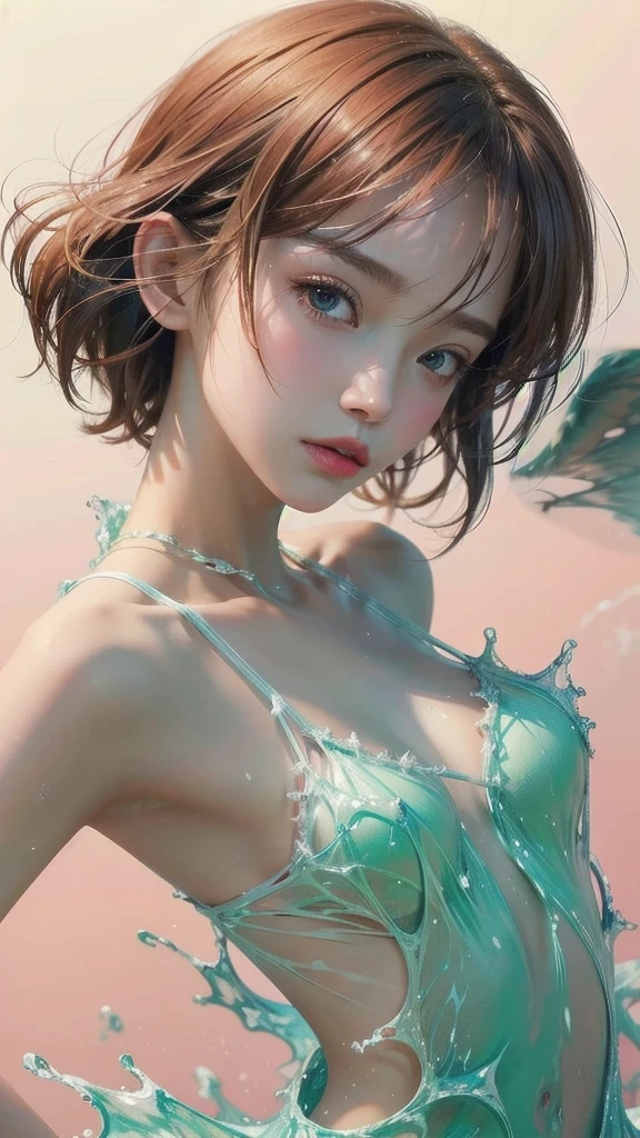 Girl Youku anchor,(((1girll))),((Very cute beautiful girl with green curly hair)),Three View,Persona diagram
(short breasts:1.4),big assa,(((Green curls:1.35,Very curly hair,Colored inner hair,Ear breathing,Short hair))),(((Green_Eyes:1.3))),intricately detailed eyes,Beautiful detailed eyes,Symmetrical eyes,Big eyes:1.3,((Fat)),(((Glossy glossy skin:1.5,Bright Skin: 1.5,dark tanned skin,Shiny skin,very shiny skin,shining body,plastic glitter skin,exaggerated shiny skin,brightskin,Wet legs))),Detailed body,(Detailed face),One Punch Man Tornado
Lovely,slutty,Seductive,Erotic,(((NSFW))),
zettai ryouiki,Clothing that exposes,show skin,((,Red cheongsam,Decorated with anime art prints)),((Wet clothes,intricate outfits,intricate clothes)),
(Dynamic pose:1.0),Embarrassed,(Buttock display,Scale to fit the dimensions,Rule of thirds),Close-up of buttocks
Cyberpunk night by the sea, There are bright neon lights and dark storm clouds and puddles, scenery:1.25,
artsy photography,(photography of:SLDR),A high resolution, Sharp focus, (Ultra detailed, Extremely detailed), (realistic artwork:1.37),(Extremely detailed Cg Unity 8K wallpaper),((Synthetic wave background theme)),(((Vibrant colors))),(intricate background),(Masterpiece),(Best quality),