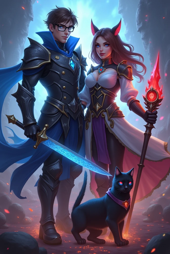 Sergal art female with arcane enforcer armor