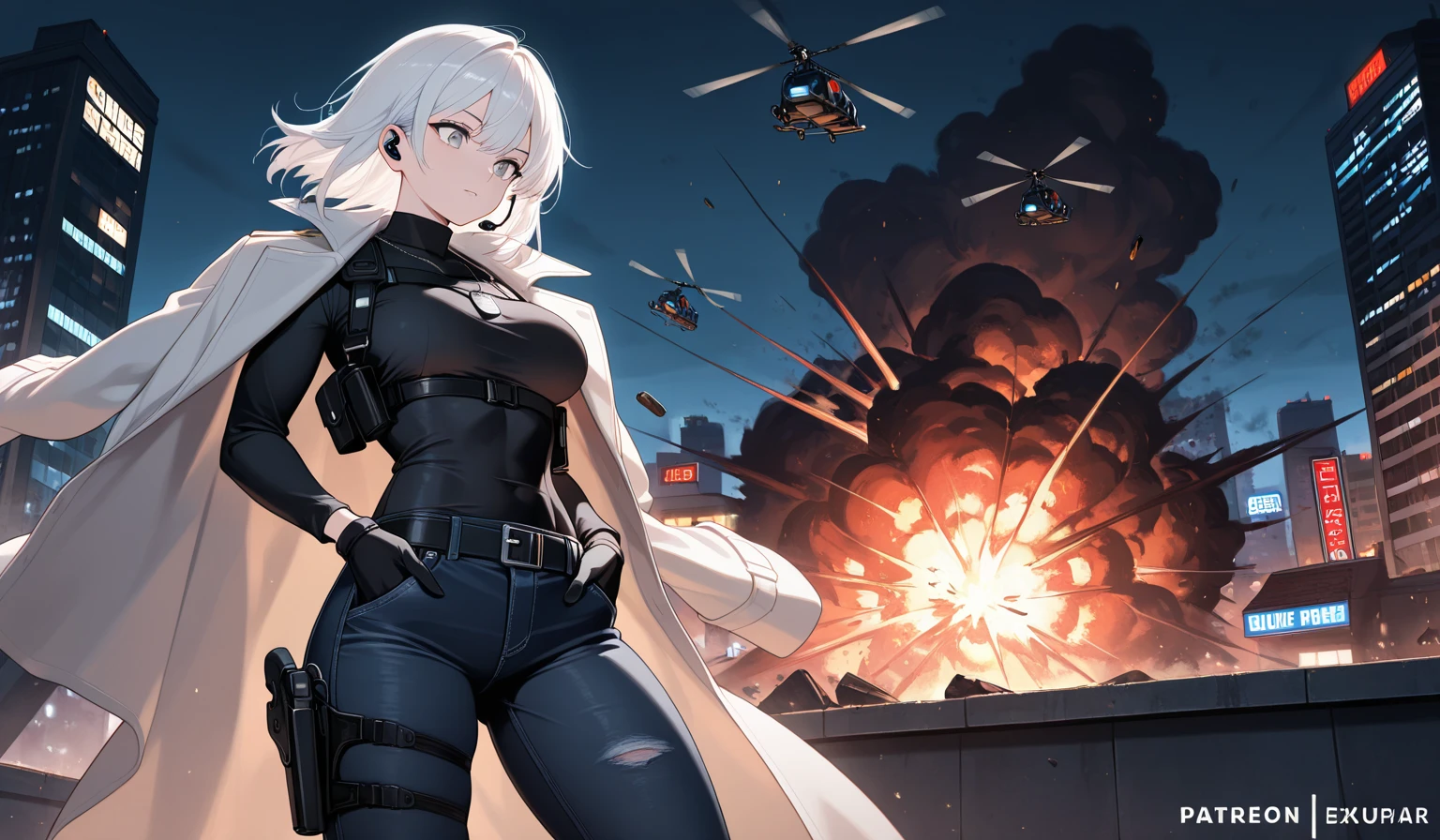 (extremely detailed CG unity 8k wallpaper),(masterpiece), (best quality), (ultra-detailed), (best illustration),(best shadow), (sharp eyeliner, eyeshadow, detailed eyes:1.1), ruins, destruction, rubble, smoke, explosion
,BREAK
(ak15armor:1.2), angry, rage, screaming
<lora:AK15-000006:1>