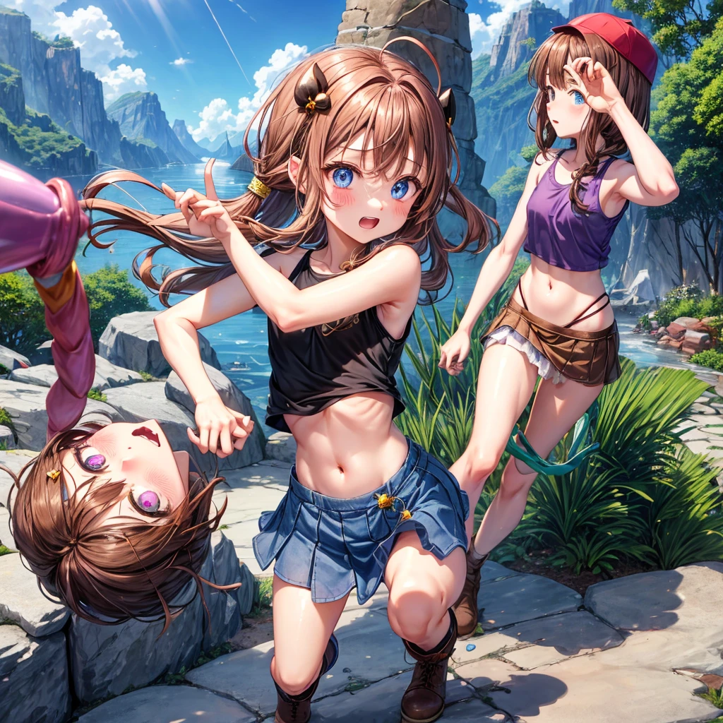 Hot anime girl nude full body