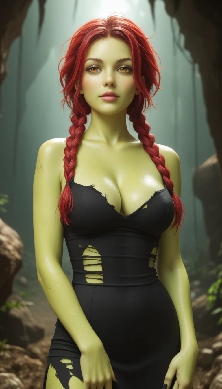 (((poison ivy))) ((dedc comics) (((enormes tetas)))((lleva puesta leotardo verde))piel verde(((8k))),((cuerpo completo))(((Amazing tits)))caliente, hermosa,((Hornie)), 8k, hiperrealista todo como un motor irreal trazado de rayos render ((estilo humano hiperealista)),(((Empty dark background))). hiperrealista todo como un motor irreal trazado de rayos render estilo humano realista ,(((Empty dark background)))., Suavemente iluminado, Intimo exquisito detalle, foco nítido, intrincadamente detallado, rewarded photography, small-catchlight, bajo contraste, alta nitidez, facial-symmetry, profundidad de campo, cinematic background, Renderizado del motor irreal, Imagen central, dream-like, Suavemente iluminado, intimo, imagen de cuerpo completo ,cuerpo completo,((tetona)),((piernas torneadas)) perfect ass ecchi