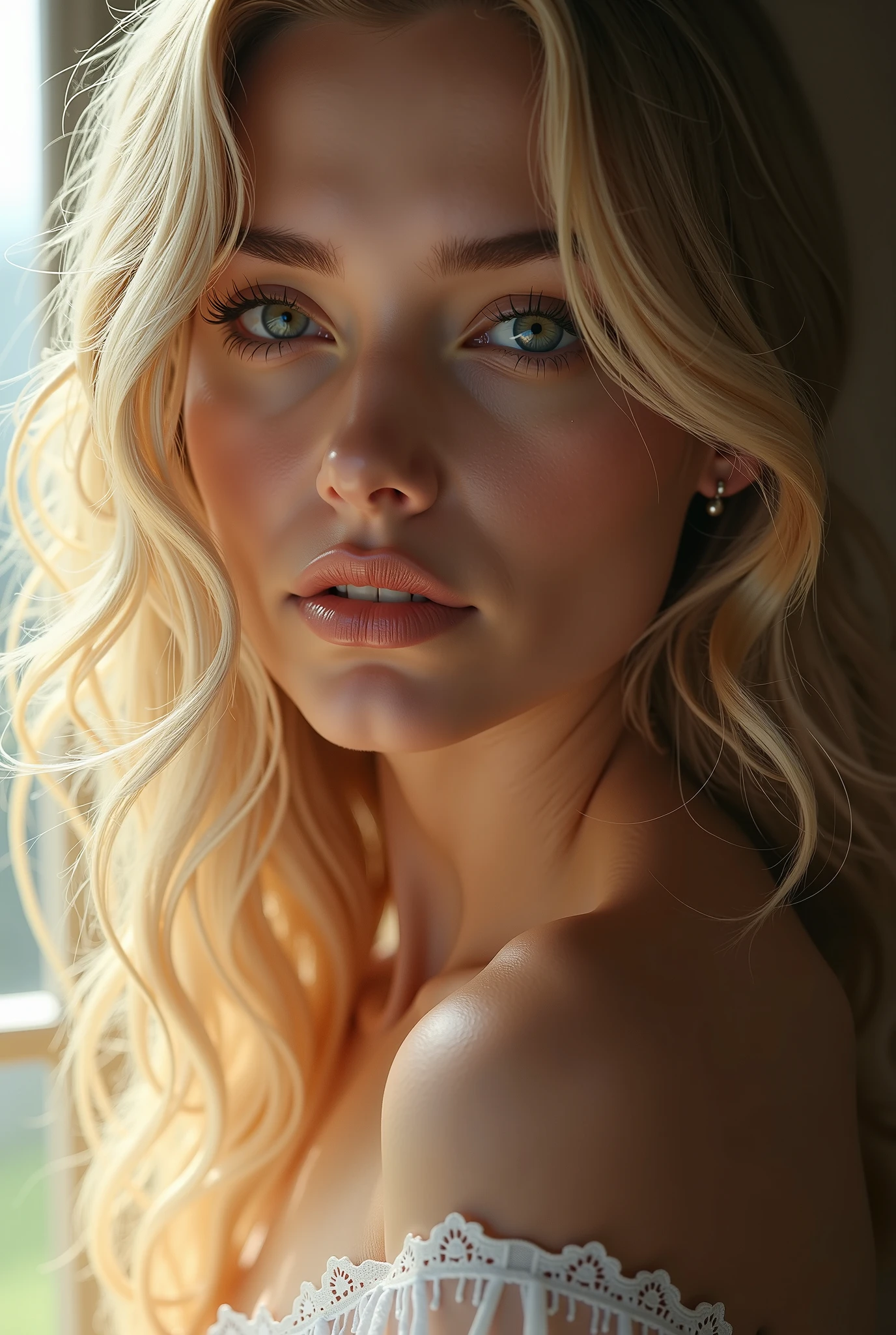 Sexy lady blonde