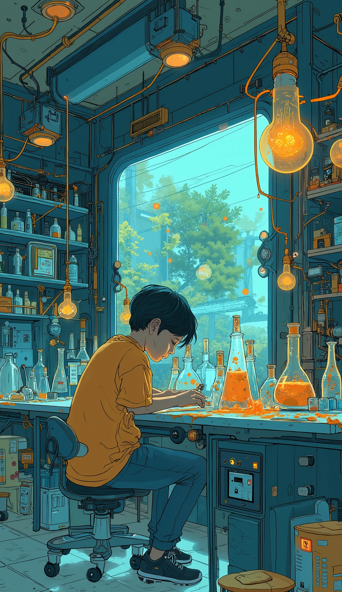 Secret Laboratory / secret laboratory / secret laboratory、 's room 、Free research、夏休みのFree research、、Slime manufacturing、Slime manufacturing研究、Mysterious machine、