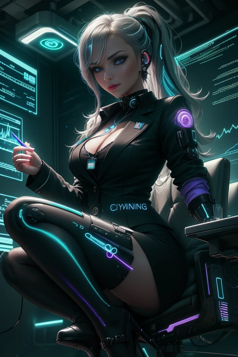 Cyber locomotive AI beauty