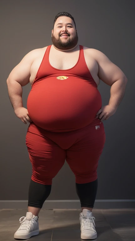 chubby big daddy extremely thick thighs large belly, vestindo uma regata branca, Turkish construction worker male daddy, ele veste apena uma sunga vermelha ou amarela ou verde ou branca 