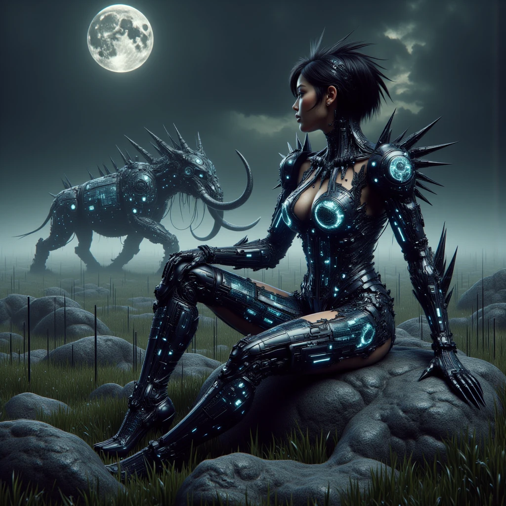 Era das maquinas, artificial intelligence, ((cria um novo mundo)) criaturas humanoides, vale da estranheza, Mechanical consciousness, Hybrid beings ((animais humanoides))) fantasia, fuja da realidade, seres cosmicos de outro planetas (((outros seres))) ser inteligentes, malignos, ((terror)), disturbances, mythological beings, cosmos, buraco negro, (((horror)))