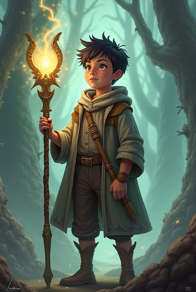 Rod of the boy