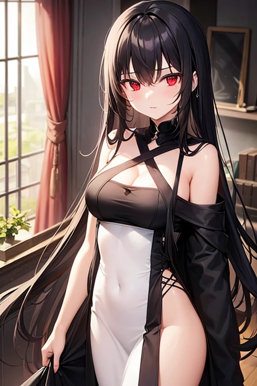 ((Top Quality, 8K,)) Super Big Long Hair Masterpiece Luxurious Lingerie Disheveled Clothing Erotic Sexy