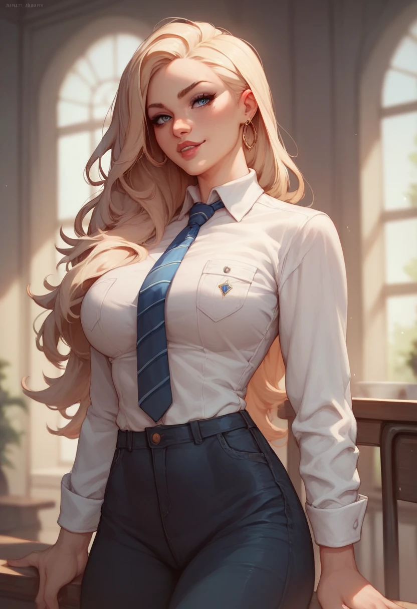 photo of a LexiDrew opening mouth, school outfit, simple background, waist-up portrait, middle breasts,
three-quarter figure portrait,
4k, UHD, eff0rtless_elixir